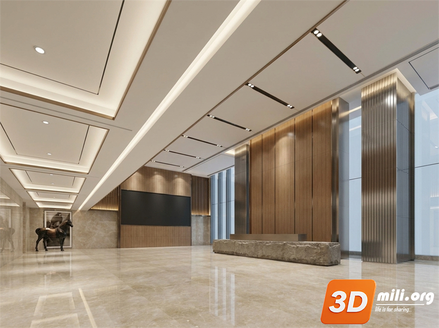 Lobby front desk Skp Files 